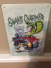 Load image into Gallery viewer, Mustang Snake Charmer Metal Tin Sign Wall Art
